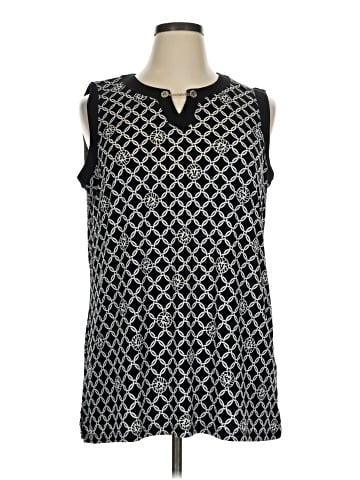 Anne Klein Sleeveless Blouse (view 1)