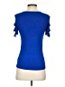 Bebe Blue Short Sleeve Top Size S - photo 2