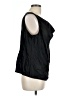 St. John Black Sleeveless Silk Top Size L - photo 4
