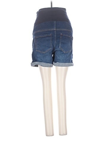 Indigo Blue Denim Shorts (view 2)