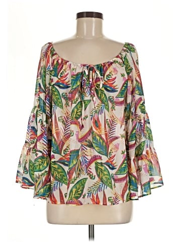 Flying Tomato 3/4 Sleeve Blouse (view 1)