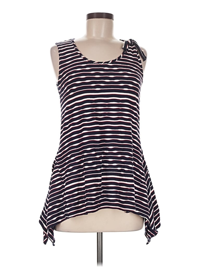 Pre-owned Sno Skins Sleeveless Top Purple Scoop Neck Tops