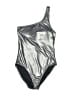 La Blanca Metallic Silver One Piece Swimsuit Size 8 - photo 1