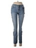 7 For All Mankind Hearts Blue Jeans Size 26 - photo 1