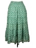 Max Studio 100% Rayon Paisley Green Casual Skirt Size XL - photo 2