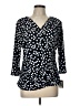 Ellen Tracy Polka Dots Black 3/4 Sleeve Blouse Size L - photo 1