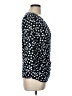 Ellen Tracy Polka Dots Black 3/4 Sleeve Blouse Size L - photo 4