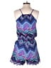 Shrinking Violet 100% Polyester Chevron-herringbone Blue Romper Size S - photo 2