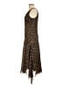 Evan Picone 100% Polyester Paisley Brown Cocktail Dress Size 12 - photo 5