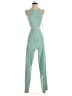 Alice + Olivia 100% Polyester Solid Green Jumpsuit Size 2 - photo 1