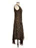 Evan Picone 100% Polyester Paisley Brown Cocktail Dress Size 12 - photo 4