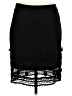 Kay Unger 100% Polyester Black Formal Skirt Size 8 - photo 2