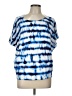 Chico's Blue Short Sleeve T-Shirt Size Lg (2) - photo 1