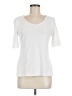 Talbots Outlet 100% Cotton White Short Sleeve Top Size M - photo 1