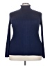 Ashley Stewart Blue Turtleneck Sweater Size 28 - photo 1
