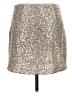 Banana Republic 100% Polyester Metallic Silver Formal Skirt Size 6 - photo 2