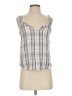 Anthropologie 100% Rayon Silver Tank Top Size XS - photo 1
