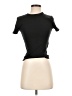 Zara Black Short Sleeve Turtleneck Size S - photo 1