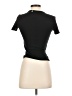 Zara Black Short Sleeve Turtleneck Size S - photo 2