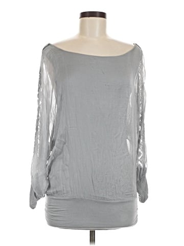 Keysha Long Sleeve Silk Top (view 1)
