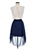 Varga 100% Polyester Color Block Blue Cocktail Dress Size M - photo 2