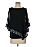 S. Levine 100% Polyester Black 3/4 Sleeve Blouse Size S - photo 1