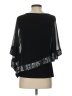 S. Levine 100% Polyester Black 3/4 Sleeve Blouse Size S - photo 2