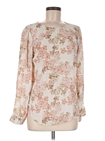 Rose + Olive Long Sleeve Blouse (view 1)