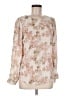 Rose + Olive Ivory Long Sleeve Blouse Size M - photo 1