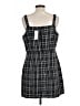 Francesca's 100% Polyester Tweed Black Casual Dress Size L - photo 2