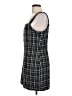 Francesca's 100% Polyester Tweed Black Casual Dress Size L - photo 5