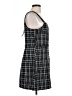 Francesca's 100% Polyester Tweed Black Casual Dress Size L - photo 4