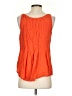Maeve 100% Rayon Orange Sleeveless Blouse Size 4 - photo 2
