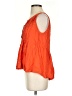 Maeve 100% Rayon Orange Sleeveless Blouse Size 4 - photo 5