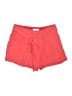 MM Couture by Miss Me 100% Polyester Solid Red Shorts Size M - photo 1