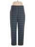 Ann Taylor Plaid Blue Casual Pants Size L - photo 1