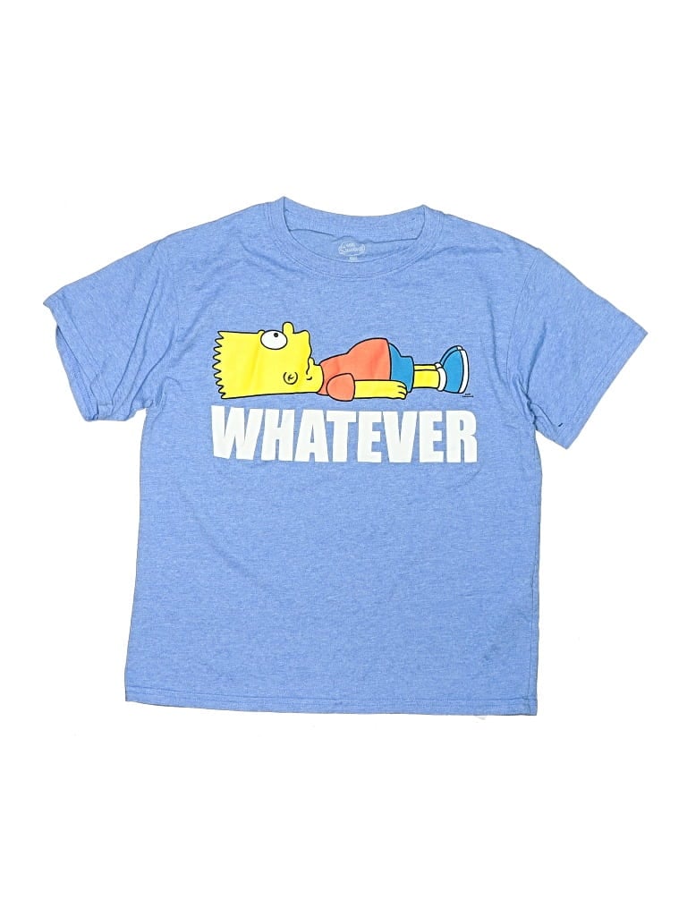 Pre-owned Unbranded Kids' Short Sleeve T-shirt In Blue