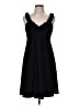 Oleg Cassini Solid Black Cocktail Dress Size 6 - photo 1