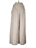 Happily Grey Stripes Tan Casual Pants Size L - photo 2