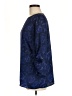 DG^2 by Diane Gilman 100% Polyester Blue 3/4 Sleeve Blouse Size M - photo 5