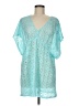 Francesca's 100% Polyester Teal Kimono Size Med - Lg - photo 1