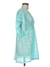 Francesca's 100% Polyester Teal Kimono Size Med - Lg - photo 4