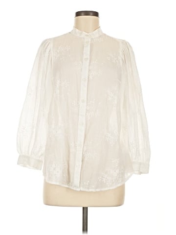 Pilcro by Anthropologie 3/4 Sleeve Blouse (view 1)