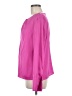 Halogen 100% Polyester Pink Long Sleeve Blouse Size M - photo 5