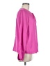 Halogen 100% Polyester Pink Long Sleeve Blouse Size M - photo 4
