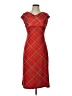 Anne Klein Argyle Red Cocktail Dress Size L - photo 1