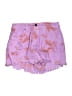 Easel 100% Cotton Tie-dye Purple Shorts Size S - photo 1