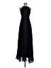Lulus 100% Polyester Solid Black Cocktail Dress Size S - photo 1