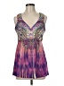 Apt. 9 100% Polyester Paisley Purple Cocktail Dress Size M - photo 1