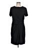 Nine West 100% Polyester Solid Black Casual Dress Size L - photo 1